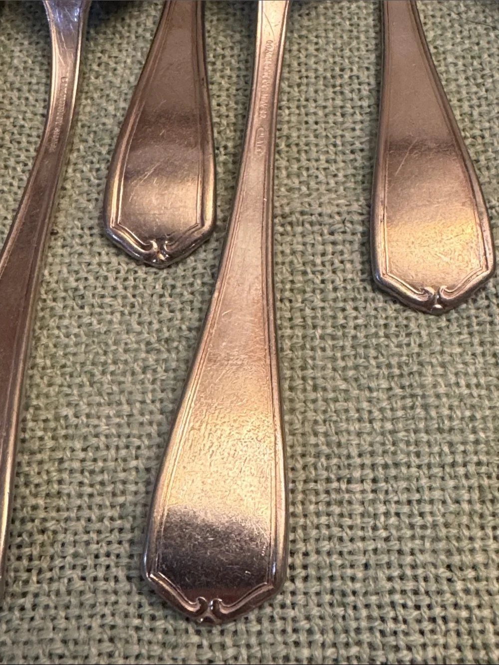 Silver-Tone Stainless Steel Teaspoons- Set of 12